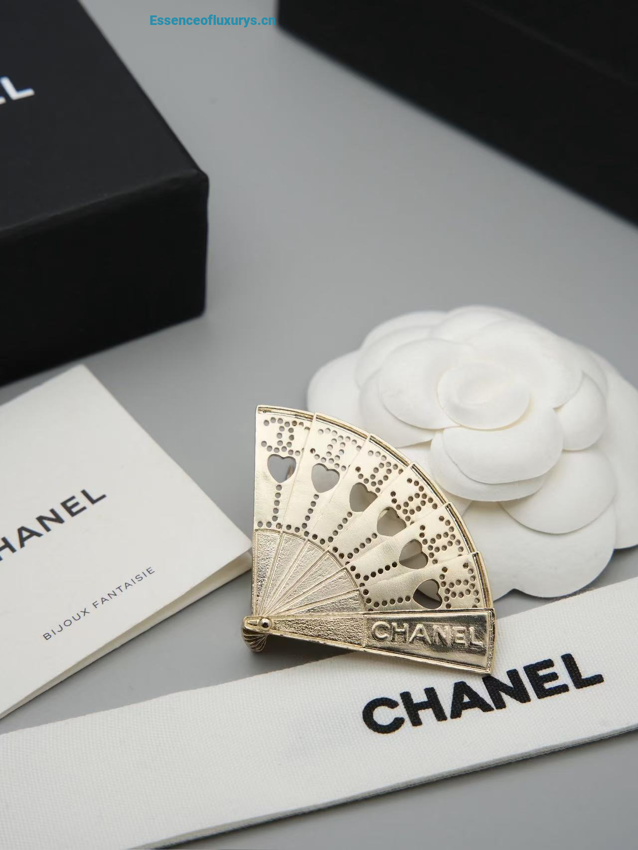 Chanel Gold Metal Brooch