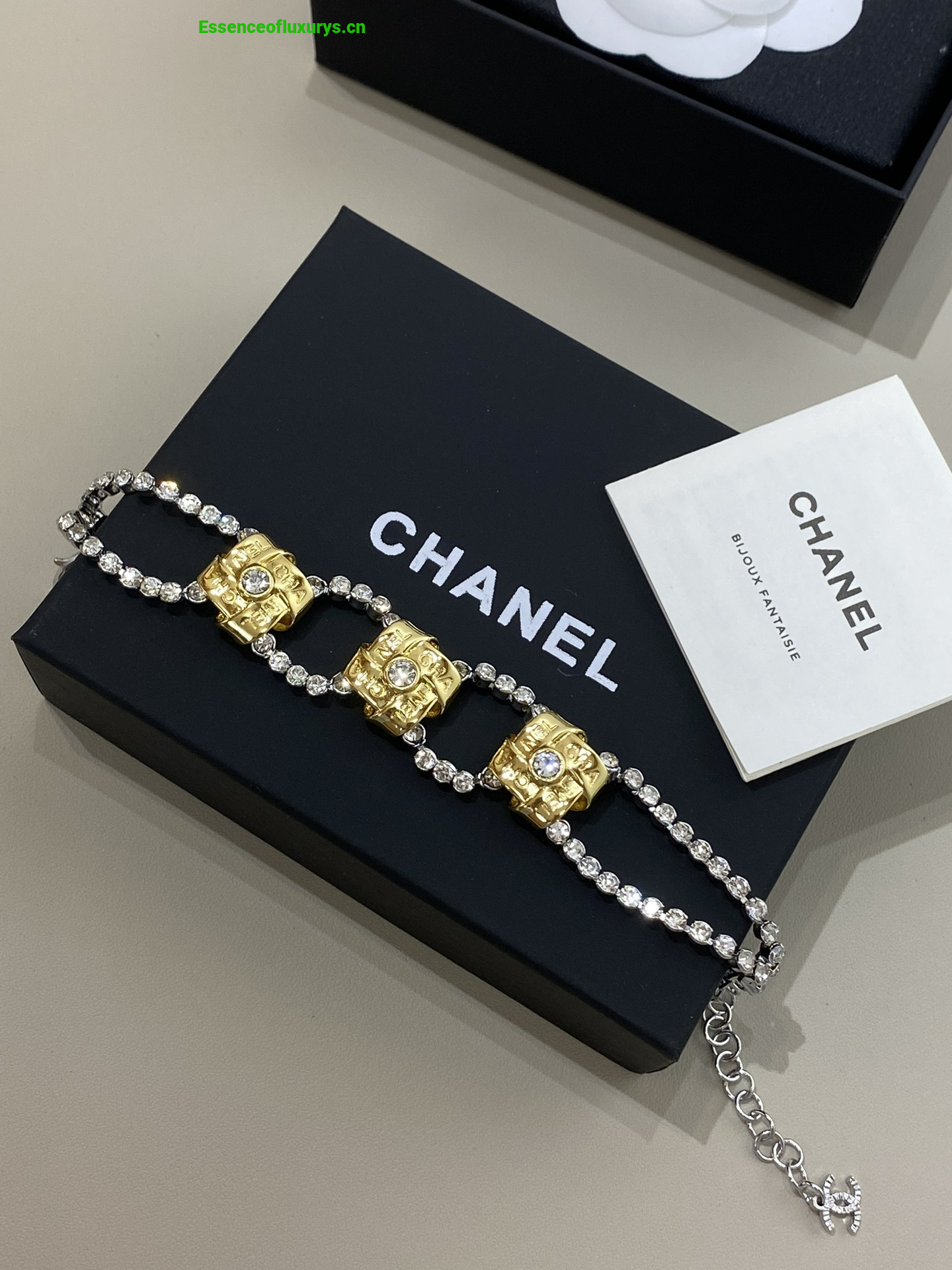 Chanel Crystals Tassel Bracelets