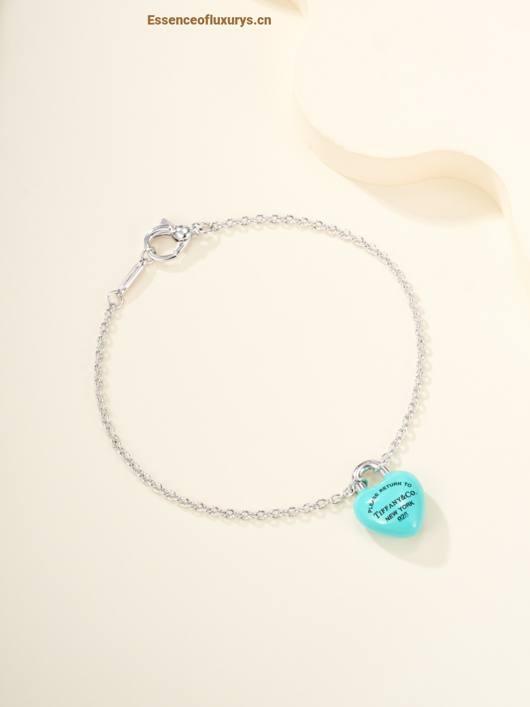 Tiffany Blue Full Heart Bracelets