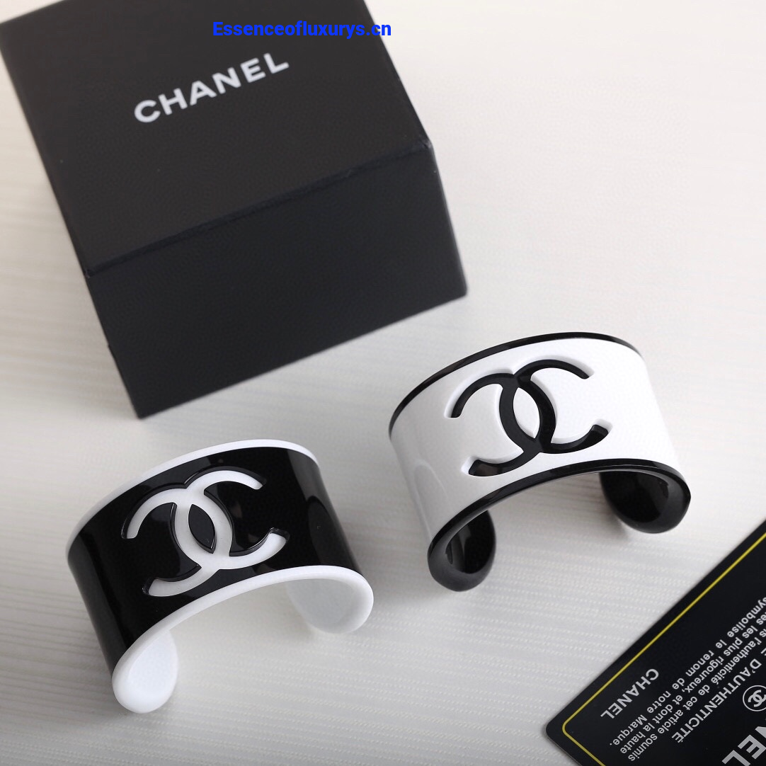 Chanel CC Hinged Cuff Bracelets