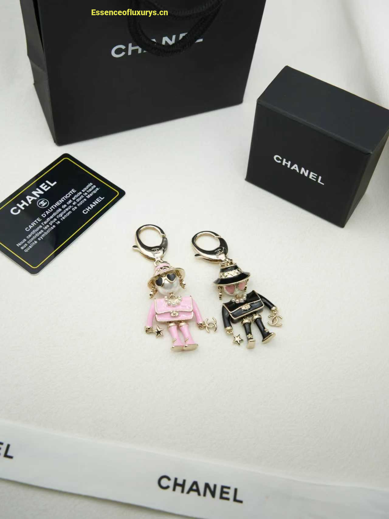 Chanel CC Logo Doll Keychain