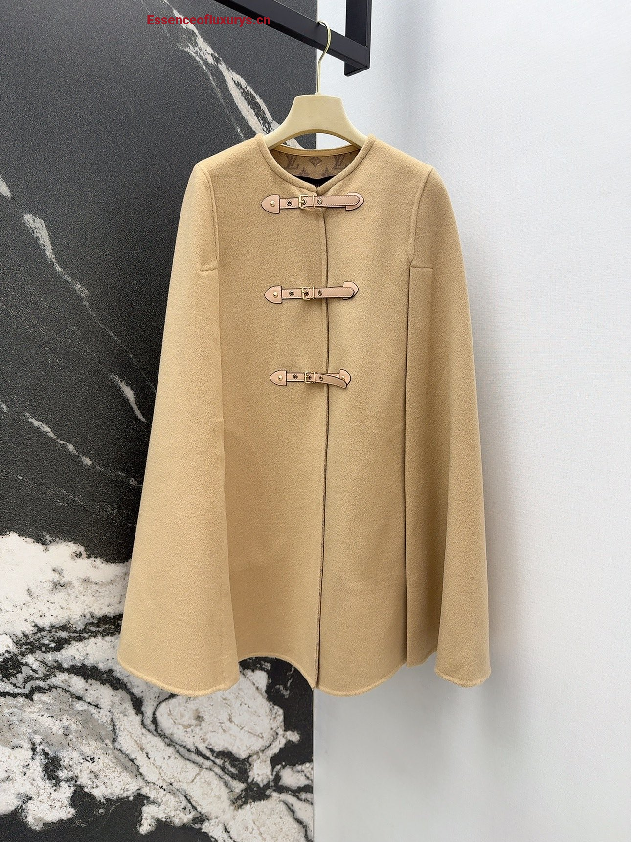 Louis Vuitton Cape Coat Beige