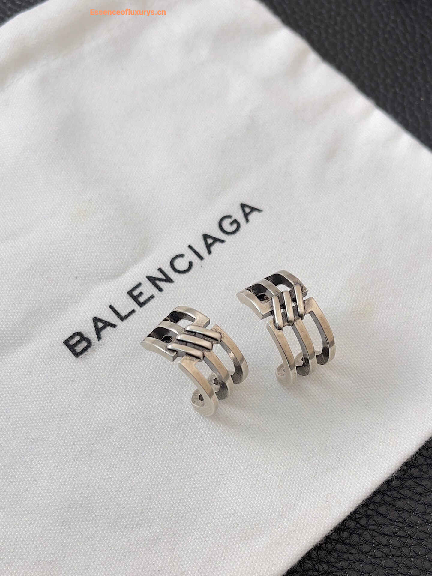 Balenciaga BB Icon Hoop Earrings
