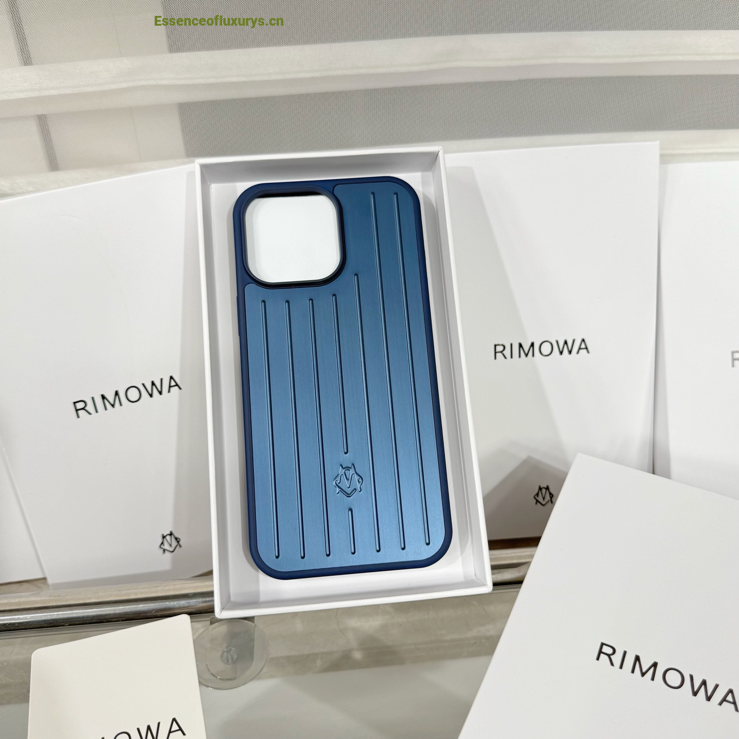 Rimowa Plastic iPhone 16 Case Blue
