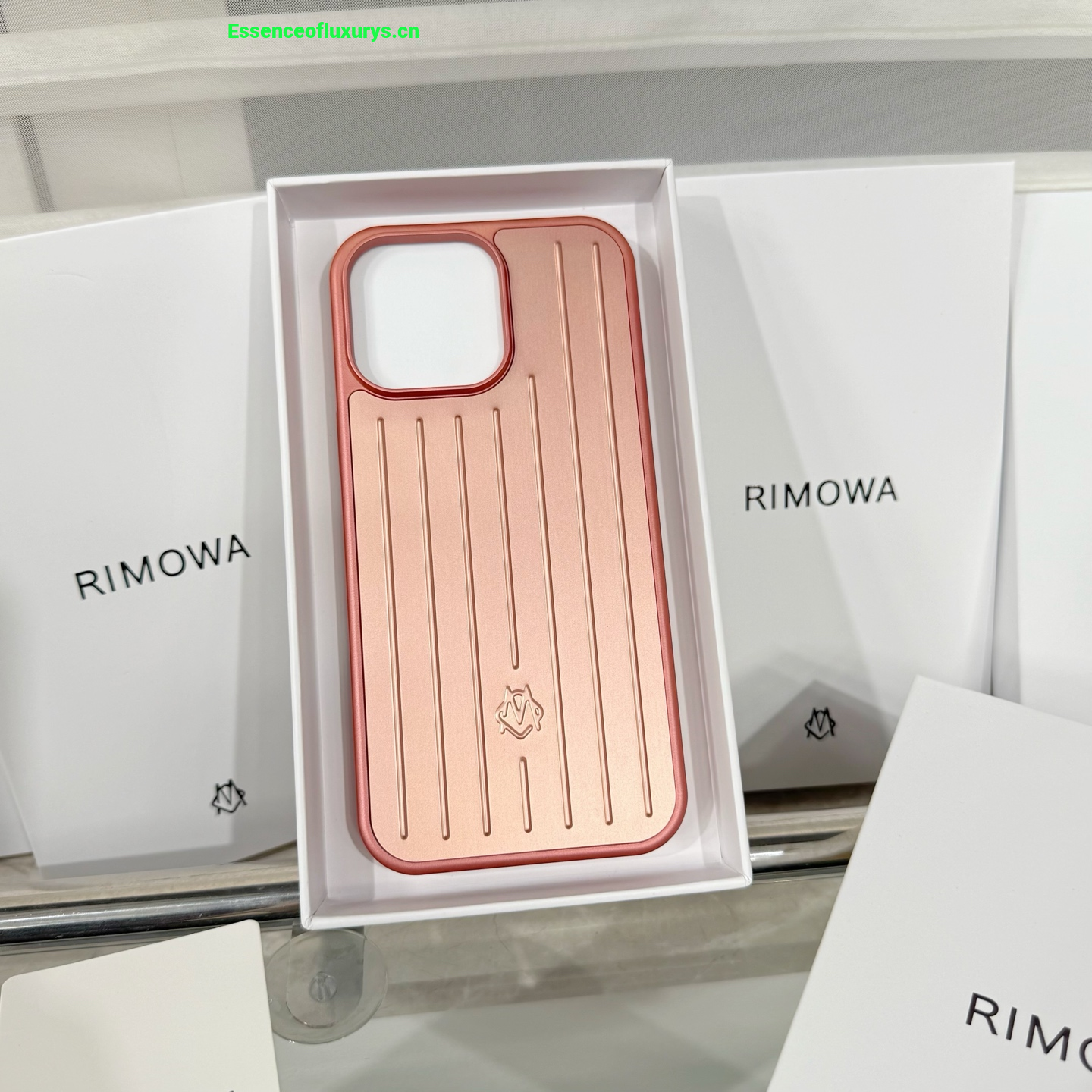 Rimowa Plastic iPhone 16 Case Pink