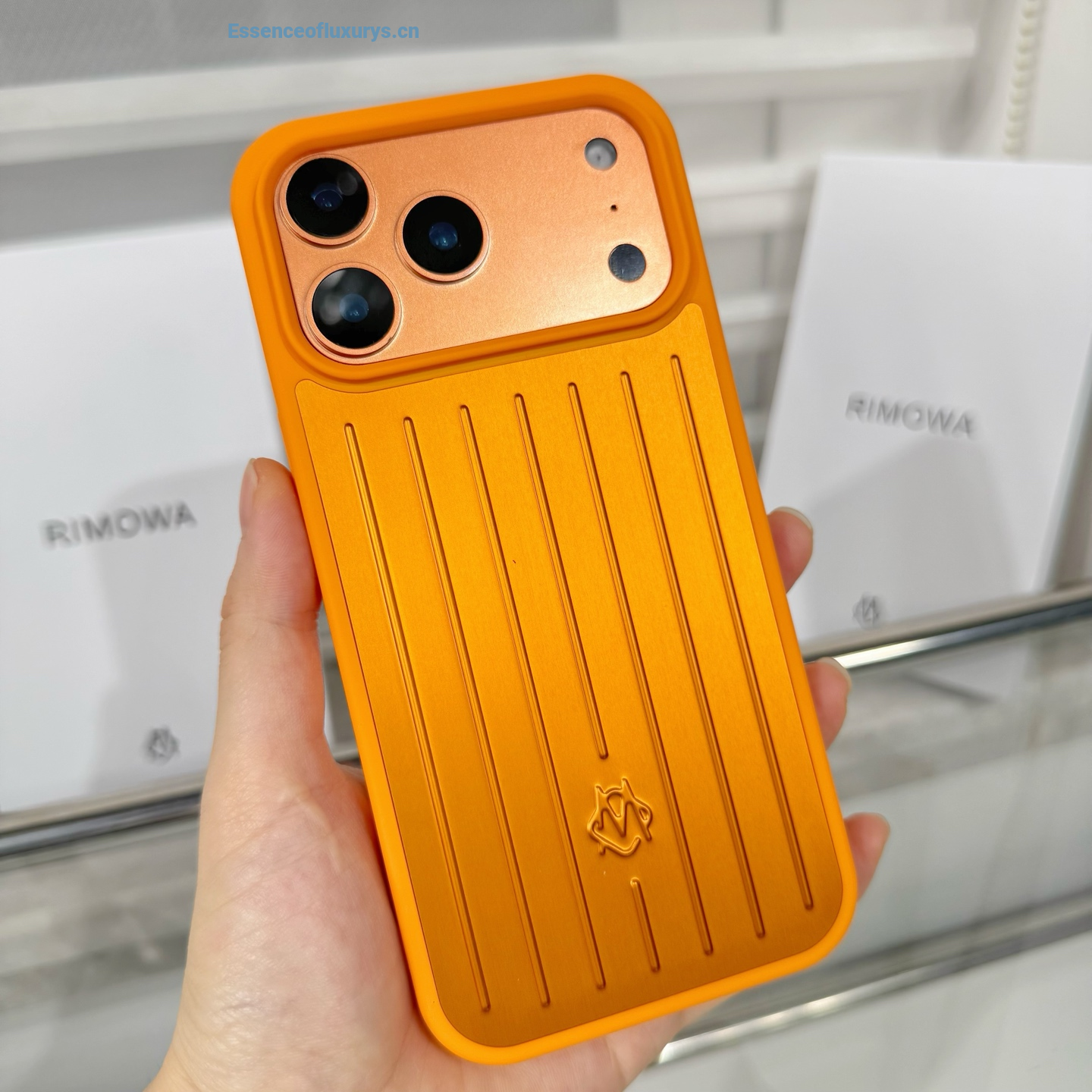 Rimowa Plastic iPhone 17 Case Orange