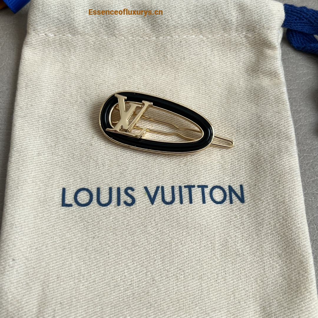 Louis Vuitton My LV Chain Hair Clip Black