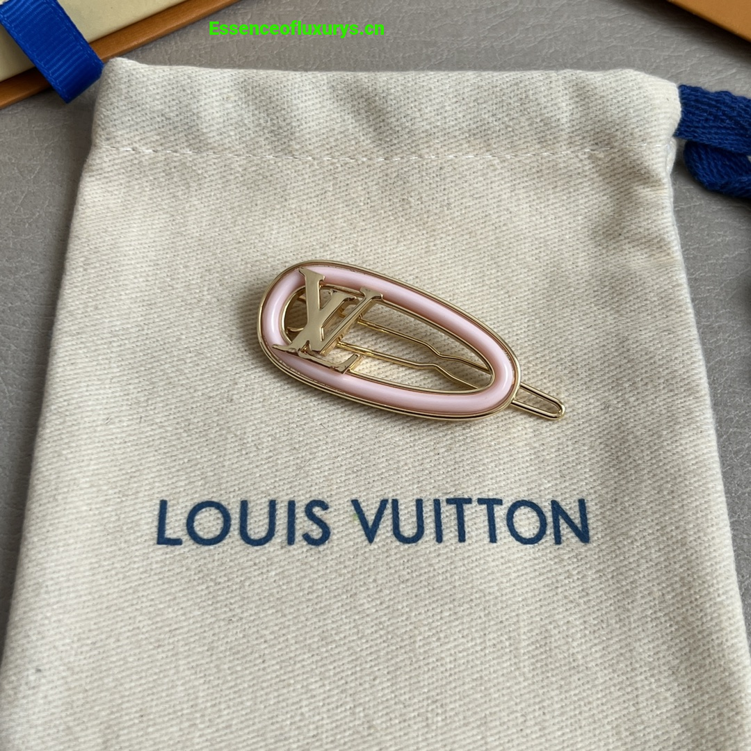 Louis Vuitton My LV Chain Hair Clip Pink