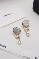 Chanel CC Logo Cloud Stud Earrings