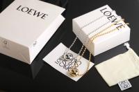 Loewe Crystal Anagram Pebble Necklaces