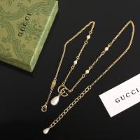 Gucci Double G Pearl Pendant Necklaces