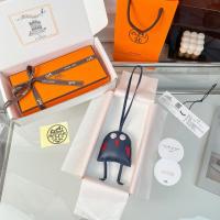 Hermes Hibouton Bag Charm Navy Blue