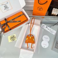 Hermes Hibouton Bag Charm Orange
