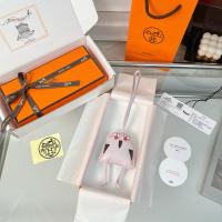 Hermes Hibouton Bag Charm Pink