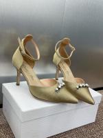 Dior Paris Beige Fabric Pumps 70MM
