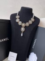 Chanel Crystal Sundial Choker Necklaces