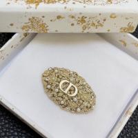 Dior Granville Gold Metal CD Brooch
